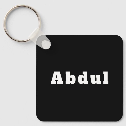 Schlüsselanhänger mit Namen Abdul Sleutelhanger (Voorkant)