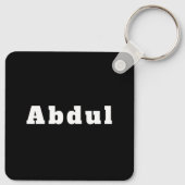 Schlüsselanhänger mit Namen Abdul Sleutelhanger (Achterkant)