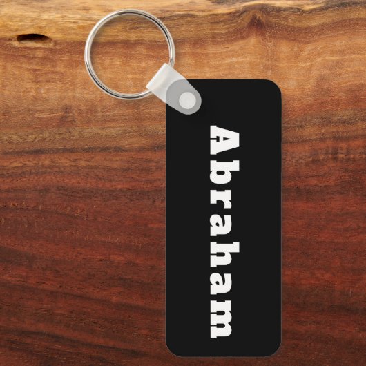 Schlüsselanhänger mit Namen Abraham Sleutelhanger (Voorkant)