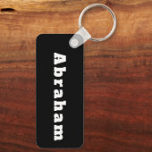 Schlüsselanhänger mit Namen Abraham Sleutelhanger (Achterkant)