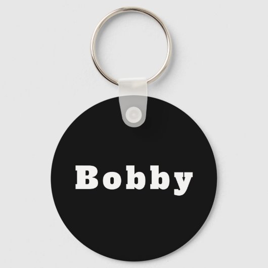 Schlüsselanhänger mit Namen Bobby Sleutelhanger (Voorkant)
