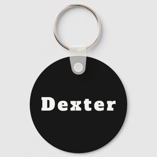 Schlüsselanhänger mit Namen Dexter Sleutelhanger (Voorkant)