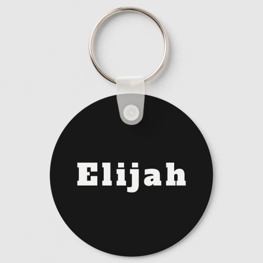 Schlüsselanhänger mit Namen Elijah Sleutelhanger (Voorkant)