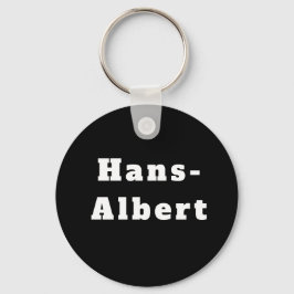 Schlüsselanhänger mit Namen Hans-Albert Sleutelhanger