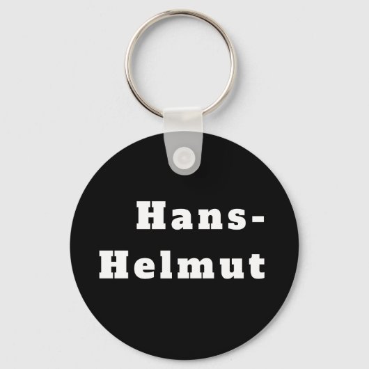 Schlüsselanhänger mit Namen Hans-Helmut Sleutelhanger (Voorkant)