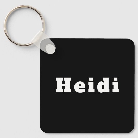 Schlüsselanhänger mit Namen Heidi Sleutelhanger (Voorkant)