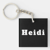 Schlüsselanhänger mit Namen Heidi Sleutelhanger (Voorkant)