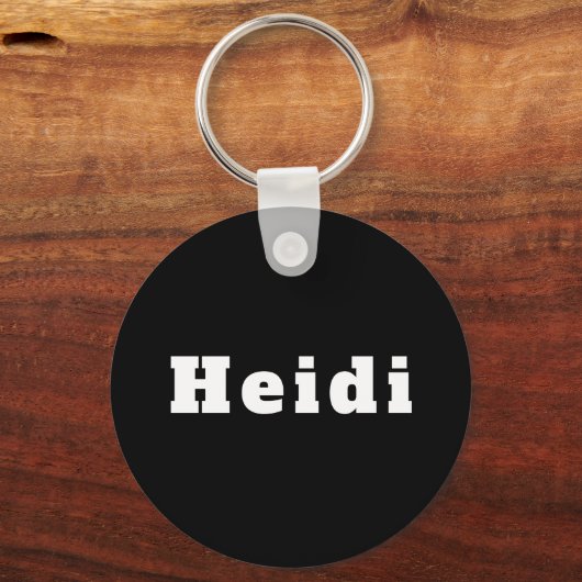 Schlüsselanhänger mit Namen Heidi Sleutelhanger (Voorkant)