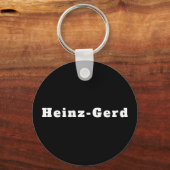 Schlüsselanhänger mit Namen Heinz-Gerd Sleutelhanger (Voorkant)