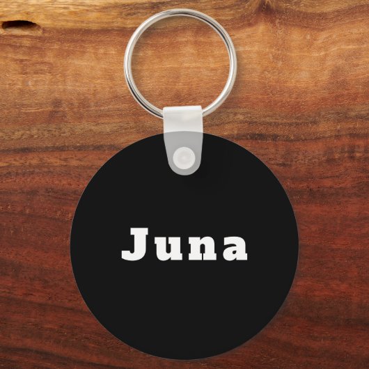 Schlüsselanhänger mit Namen Juna Sleutelhanger (Voorkant)