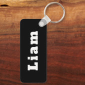 Schlüsselanhänger mit Namen Liam Sleutelhanger (Achterkant)