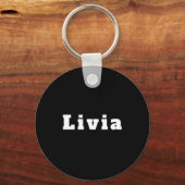 Schlüsselanhänger mit Namen Livia Sleutelhanger (Voorkant)