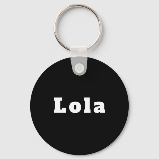 Schlüsselanhänger mit Namen Lola Sleutelhanger (Voorkant)
