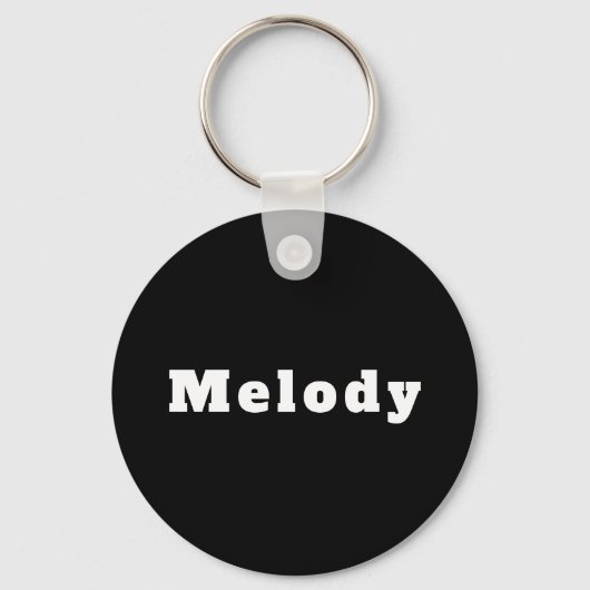 Schlüsselanhänger mit Namen Melody Sleutelhanger (Voorkant)