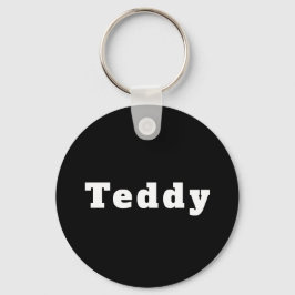 Schlüsselanhänger mit Namen Teddy Sleutelhanger
