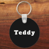 Schlüsselanhänger mit Namen Teddy Sleutelhanger (Voorkant)