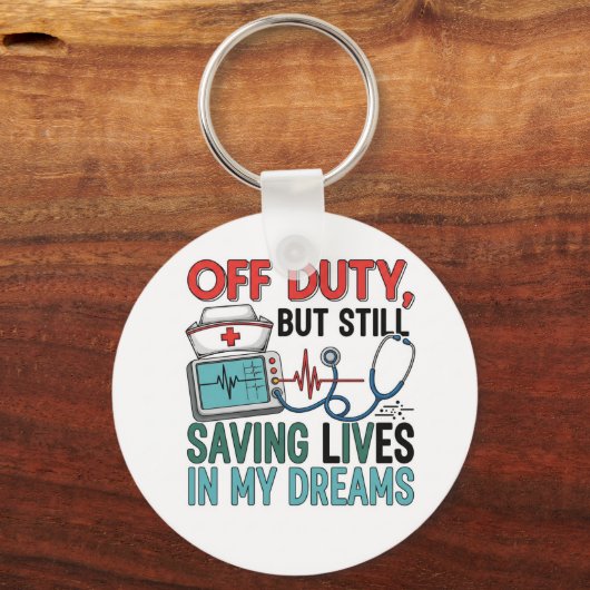 Schlüsselanhänger Nurse off Duty Sleutelhanger (Voorkant)