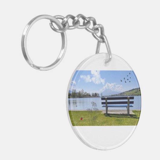 Schlüsselanhänger See & Hafen – Ruhe für unterwegs Sleutelhanger (Voorkant Links)