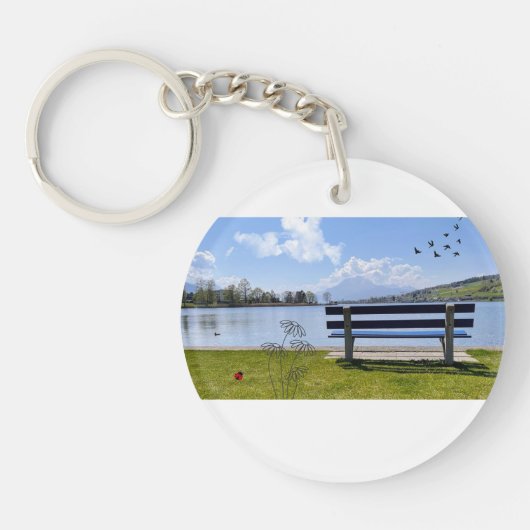 Schlüsselanhänger See & Hafen – Ruhe für unterwegs Sleutelhanger (Voorkant)