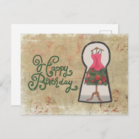 Schlüsselloch Briefkaart (Voorkant / Achterkant)