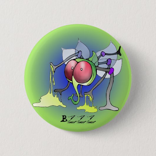 Schmeissfliege, Schmeißfliege, fly, flies, button (Voorkant)