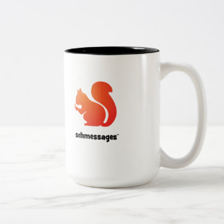 Schmessages two-tone koffiekoffie mok! tweekleurige koffiemok
