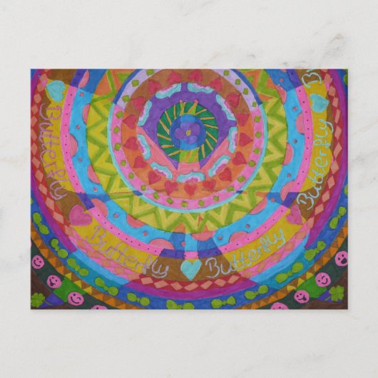 Schmetterling Butterfly Briefkaart (Voorkant)