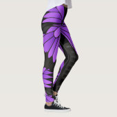 Schmetterling - lila - Tier - Muster Leggings (Rechts)