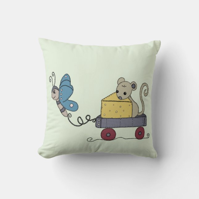 Schmetterling und Maus Kussen (Voorkant)