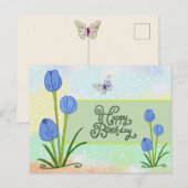 Schmetterlinge Vintag Postkarte Briefkaart (Voorkant / Achterkant)
