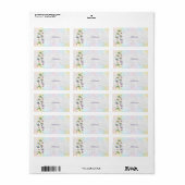 schmetterlingsparade etiket (Full Sheet)
