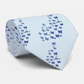 Schmetterlingsschwarm Stropdas (Opgerold)