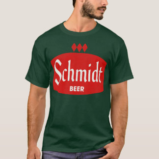 Schmidt Beer Retro Defunct Brewing T-shirt