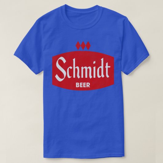 Schmidt Beer Retro Defunct Brewing T-shirt (Design voorkant)