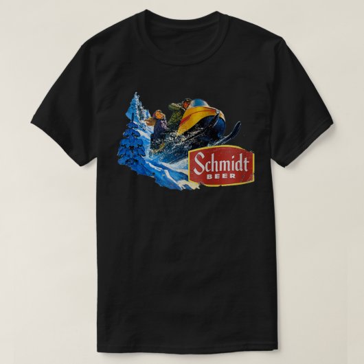 Schmidt Beer Snowmobile T-shirt (Design voorkant)