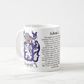 Schmidt Family Coat of Arms Mok (Voorkant links)