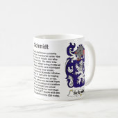 Schmidt Family Coat of Arms Mok (Voorkant rechts)