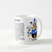 Schmidt Family Crest Mok (Voorkant rechts)