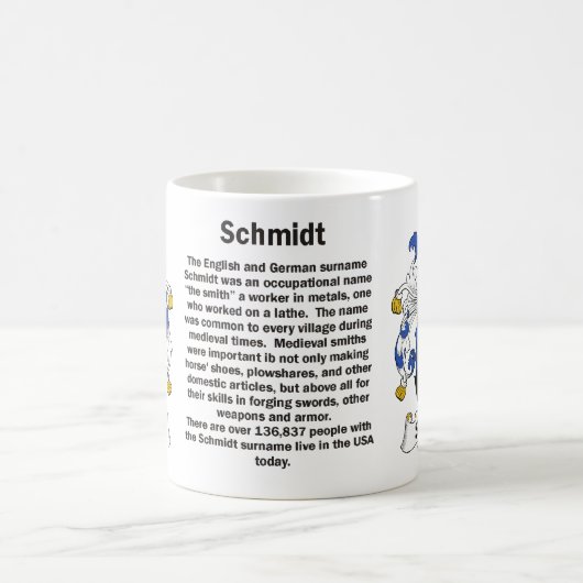 Schmidt Family Crest Mok (Center)