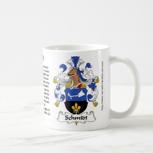Schmidt Family Crest Mok (Rechts)