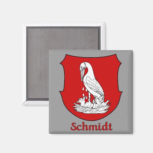 Schmidt Family Shield-magneet Magneet (Voorkant / Achterkant)