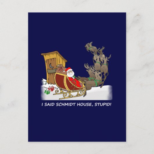 Schmidt House Funny Christmas Briefkaart (Voorkant)