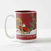 Schmidt House Funny kerstMok Tweekleurige Koffiemok (Links)