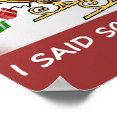 Schmidt House Funny kerstPoster Poster (Hoek)