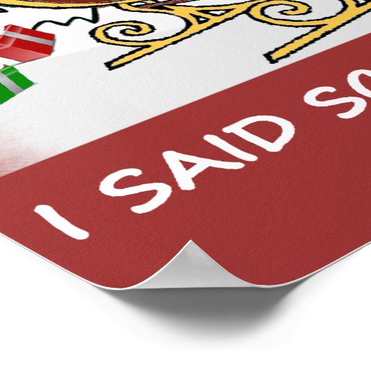 Schmidt House Funny kerstPoster Poster (Hoek)