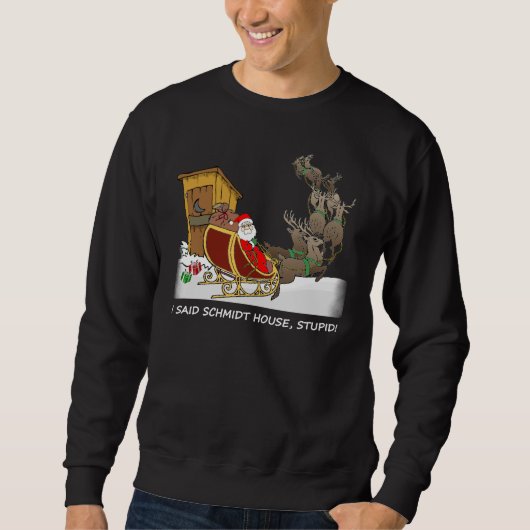 Schmidt House Funny Kerstshirt Trui (Voorkant)