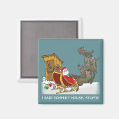 Schmidt House Grappige Kerstmagneet Magneet (Voorkant / Achterkant)