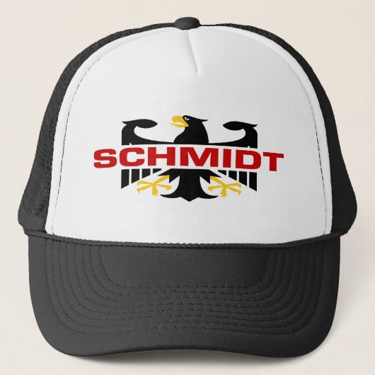Schmidt Surname Trucker Pet (Voorkant)
