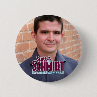 Schmidt voor West Hollywood Foto Button