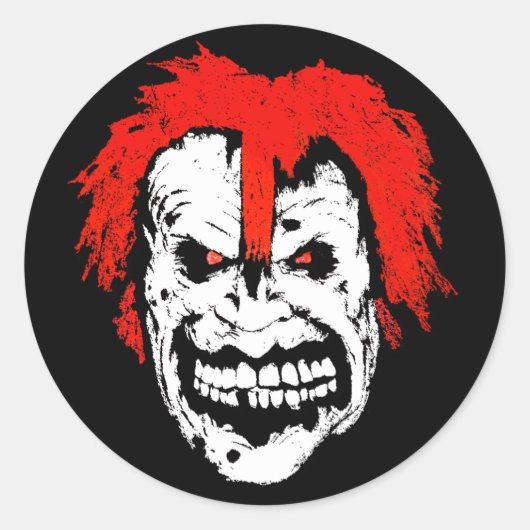 Schmile. Ronde Sticker (Voorkant)